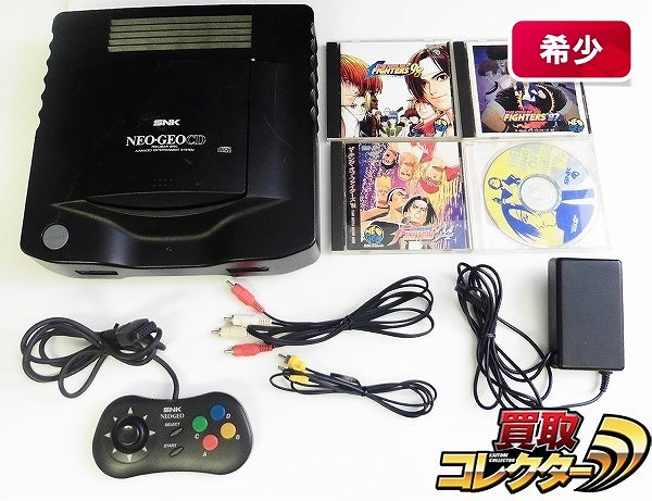 SNK NEO・GEO CD ネオジオCD 本体一式 + ソフト ザ・キング・オブ・ファイターズ '94 '95 '97 '98