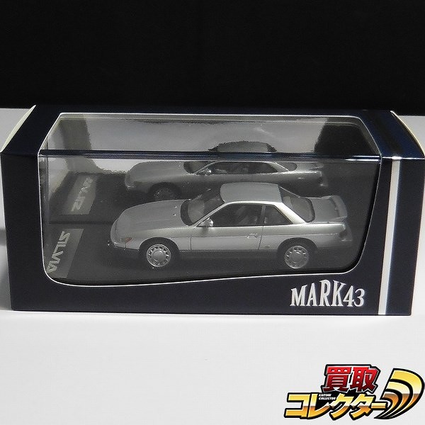 MARK43 1/43 ニッサン シルビア K's S13 ブルーイッシュシルバー