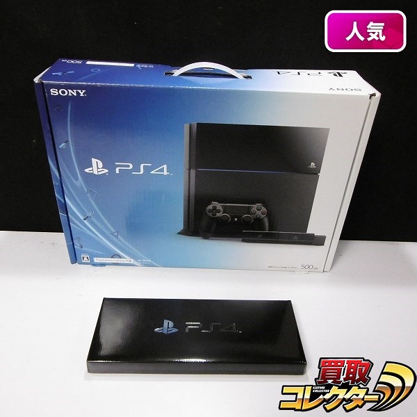 SONY PlayStation 4 CUH-1000A A01 500GB ジェットブラック + メタルギア着せ替えパーツ