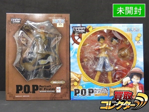 メガハウス ワンピース P.O.P STRONG EDITION 赤髪のシャンクス P.O.P Sailing Again モンキー・D・ルフィ