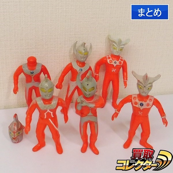 ブルマァク ミニソフビ まとめ ウルトラマンタロウ ウルトラセブン ウルトラマンレオ 他