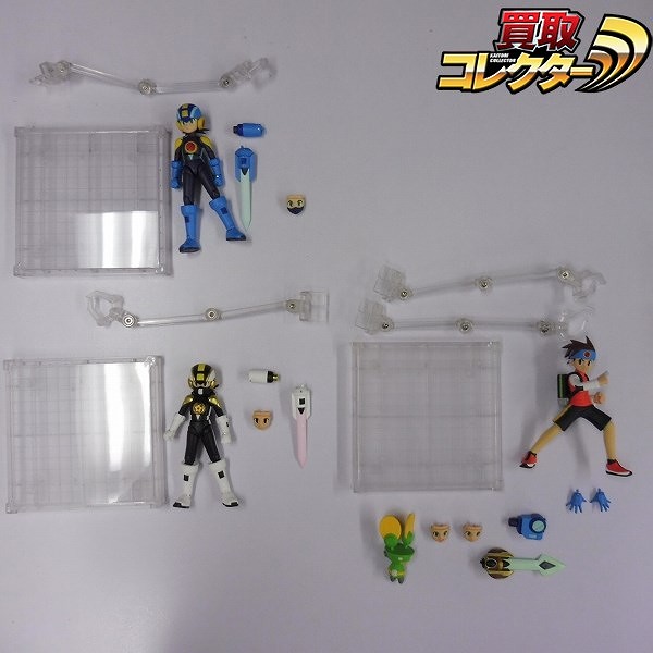 千値練 4インチネル ロックマンエグゼ ハナヤシキスタイル 光熱斗&アップグレードパーツセット 他