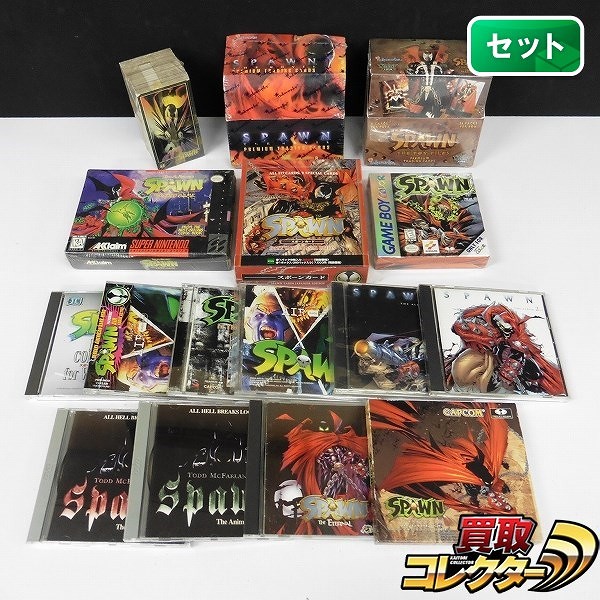 スポーン ゲームソフト DVD CD トレカ等 大量 / DC PS GBC SNES