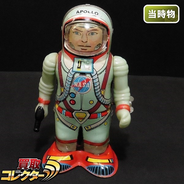 買取】首藤商事 宇宙飛行士 NASA アポロ ブリキ ゼンマイ | ブリキ 