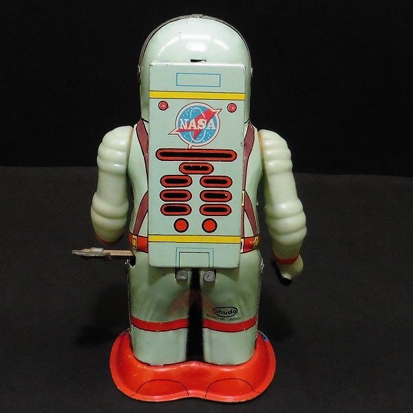 買取】首藤商事 宇宙飛行士 NASA アポロ ブリキ ゼンマイ | ブリキ 