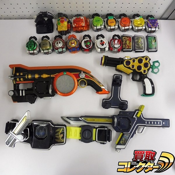 仮面ライダー鎧武 なりきり DX戦極ドライバー DX無双セイバー DX極カチドキロックシード 他