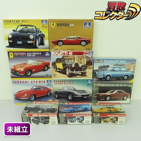 レベル 1/24 メルセデス300 SL-24 イタレリ 1/24 フェラーリ275GTB 他