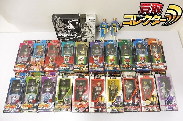 仮面ライダー ソフビ 仮面ライダークウガ 仮面ライダーアギト 仮面ライダー龍騎 仮面ライダーファイズ 仮面ライダーフォーゼ 他