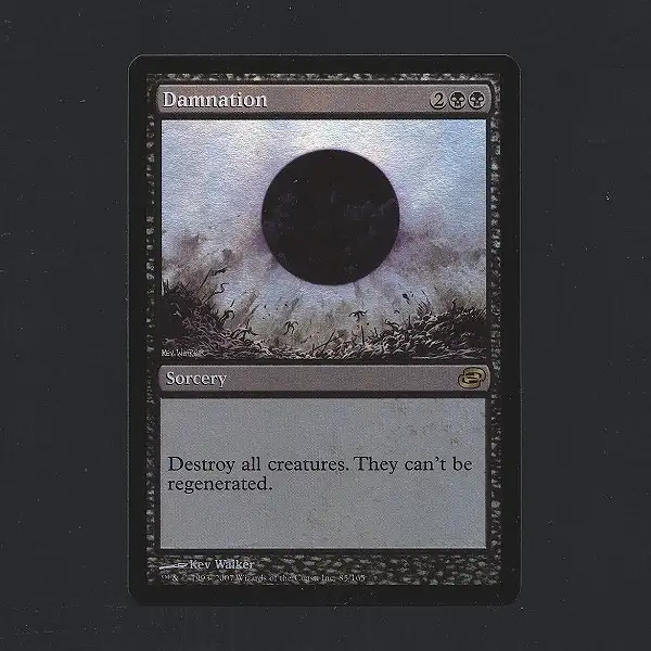 買取】MTG 滅び Damnation 英語版 Foil PLC 1枚 黒 モダン レガシー