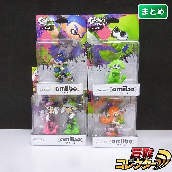 任天堂 アミーボ スプラトゥーン アオリ/ホタル イカ ボーイ ガール
