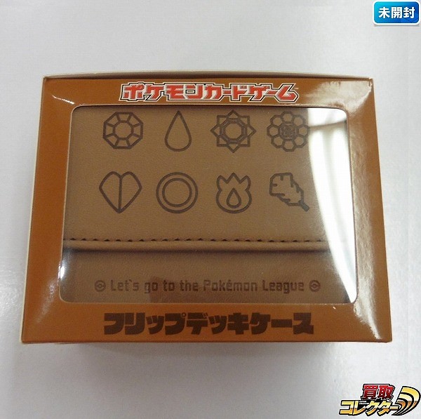 ポケモンカード フリップデッキケース GYM BADGES KT BROWN