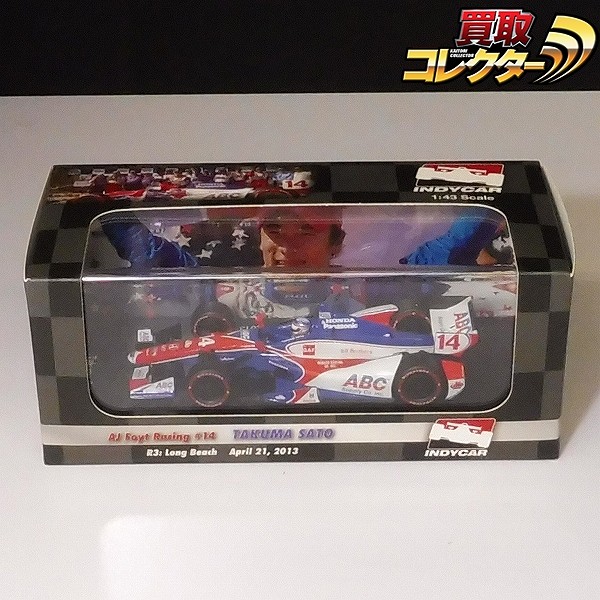グリーンライト 1/43 IZOD IndyCar 佐藤琢磨 ロングビーチ2013