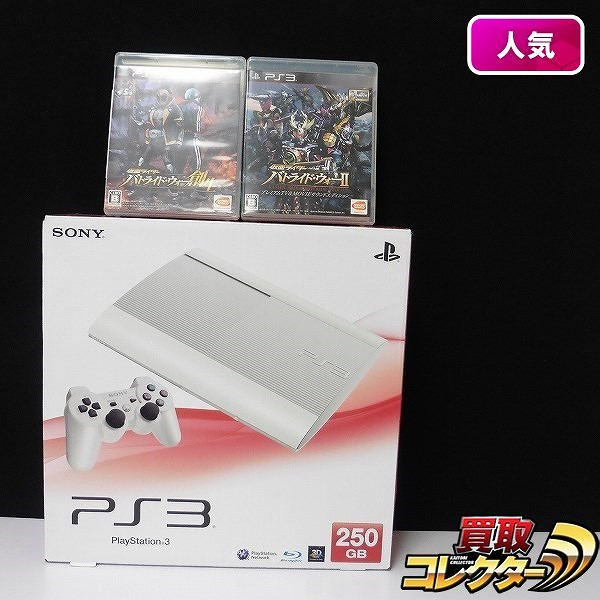 PlayStation3 CECH-4200B クラシックホワイト + ソフト 2点 仮面ライダー バトライドウォー創生 他