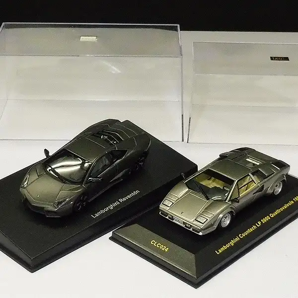 買取】1/43 ジオラマ ランボルギーニ ショールーム LED照明付 ミニカー