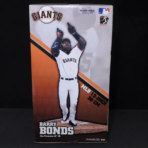 買取】マクファーレントイズ MLB バリーボンズ 12インチ ジャイアンツ