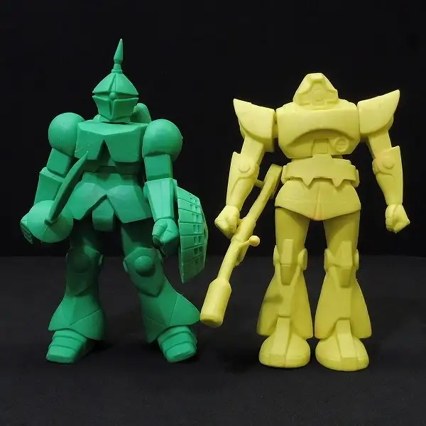 【即購入可】希少★マーブル模様★ガンダム　デカ消し（山勝）※パーツ欠けあり BI654_2.webp
