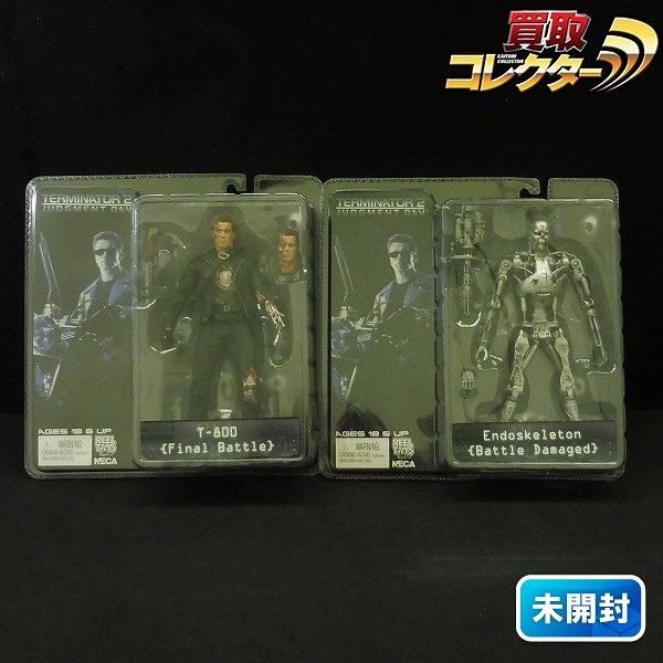 NECA ターミネーター2 T-800 2種 Final Battle Battle Damaged