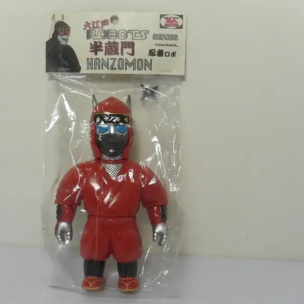 買取】サムライドール 大江戸ROBOTS 忍者ロボ 半蔵門 赤 銀般若