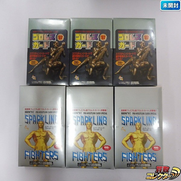 買取】BBM '97年 プロレスカード 3BOX プロレスカード スパークリング