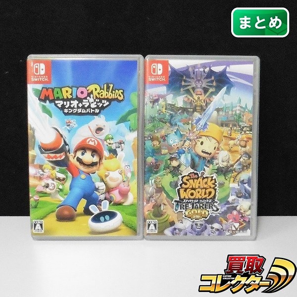 Nintendo Switch マリオ+ラビッツ キングダムバトル スナックワールド トレジャラーズ ゴールド
