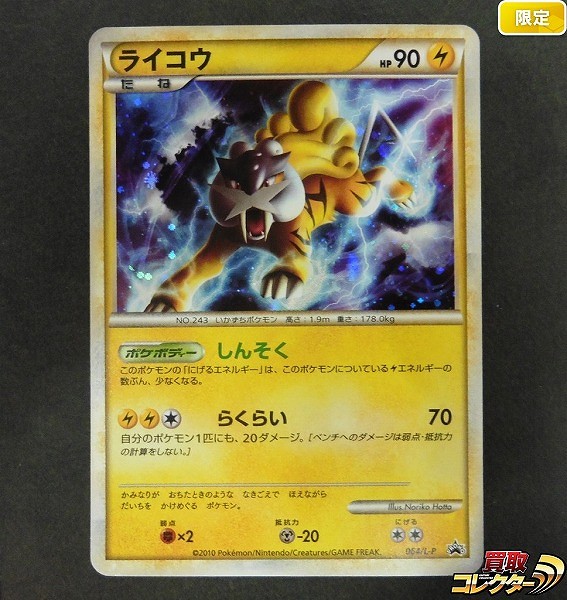 ポケモンカード プロモ ライコウ 064/L-P 色違いのポケモンプレゼントキャンペーン