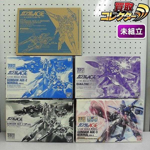 HG 1/144 ダナジン 紫カラー ガンダムAGE-2 ノーマル フルカラーメッキver. 他