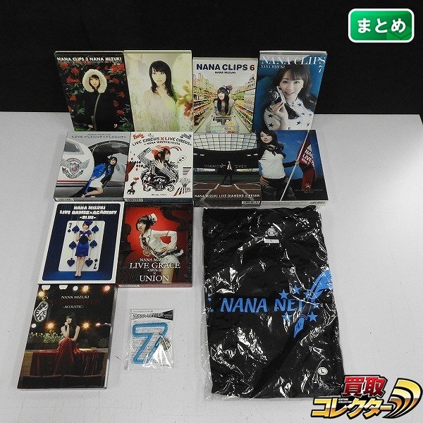 BD/DVD 水樹奈々 ファンクラブTシャツ NANA CLIPS 3、4、6、7 他