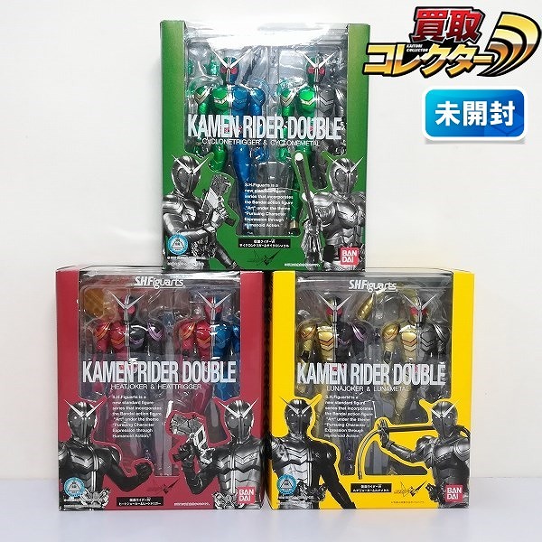 バンダイ S.H.Figuarts 仮面ライダーW ルナジョーカー&ルナメタル ヒートジョーカー&ヒートトリガー 他