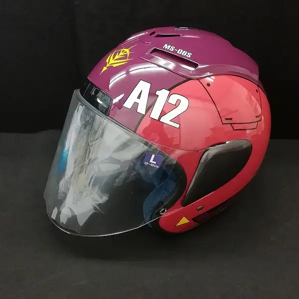 買取】OGK シャア専用ザク バイクヘルメット JX-V TYPE CHAR Lサイズ