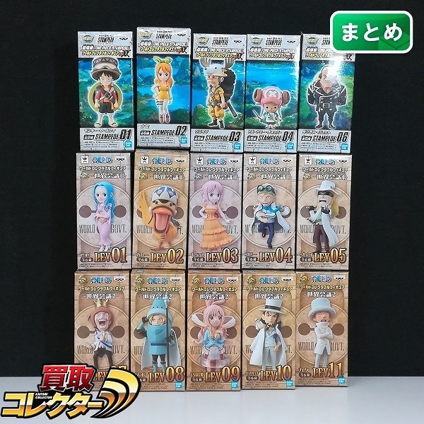 ワーコレ ONE PIECE 世界会議 1 2 カルー ビビ STAMPEDE vol.1 ルフィ ウソップ 他