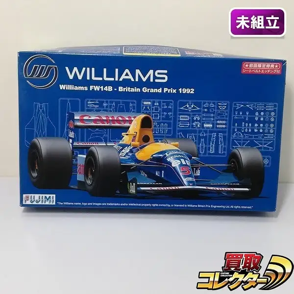 買取】フジミ 1/20 ウィリアムズ・ルノー FW14B 1992 イギリスGP仕様