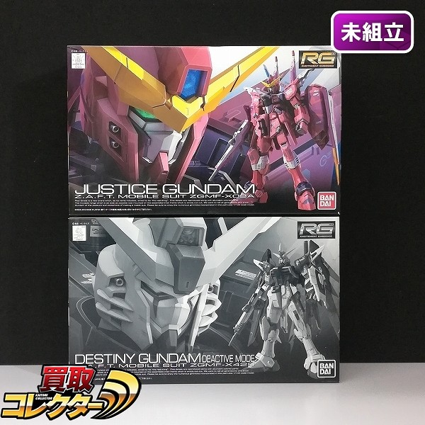 RG 1/144 ジャスティスガンダム + デスティニーガンダム ティアクティブモード