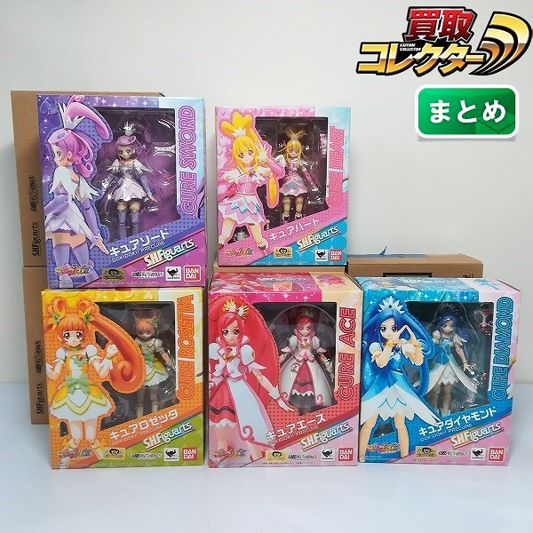 S.H.Figuarts ドキドキ!プリキュア キュアハート キュアソード キュアロゼッタ キュアエース キュアダイヤモンド