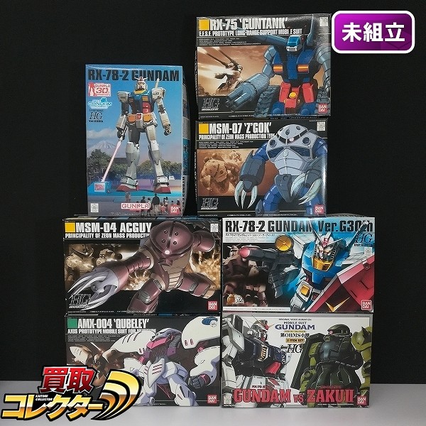 HG 1/144 キュベレイ アッガイ ズゴック ガンダム Ver.G30th 他