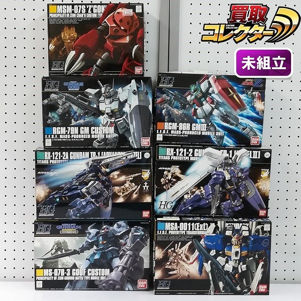 HG 1/144 Ex-Sガンダム ヘイズル2号機 ジムⅢ グフカスタム 他