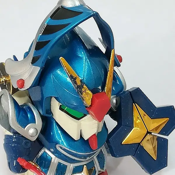 レアカラー水色　ナイトガンダム、サタンガンダムセット　➕騎士サザビー　ガン消し BU510_3.webp