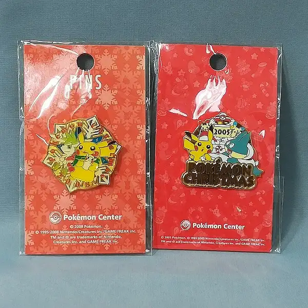 ポケモンセンター 2005 クリスマスピンバッジ 買取】ポケモンセンター限定 ピンズ クリスマス 2005 2008 2010 21世紀