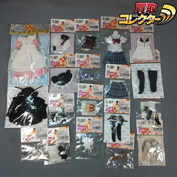 アゾン ピュアニーモ 衣装 小物 まとめて アリスドレスセット ピンク 4段フリルミニスカート ブラック 他