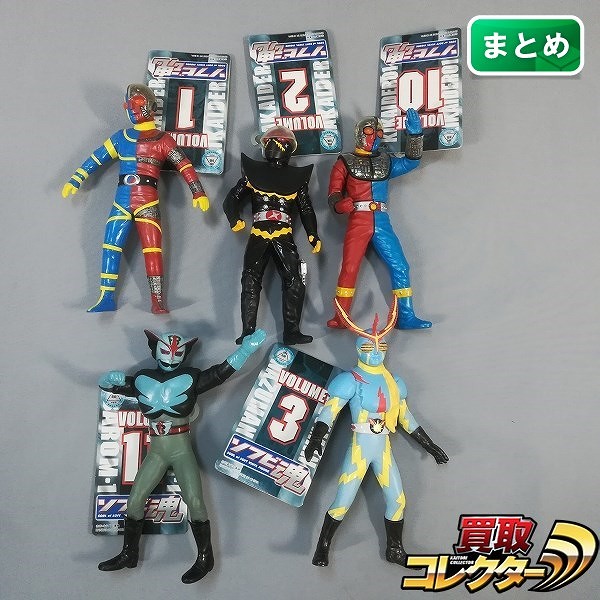 ソフビ魂 キカイダー ハカイダー 超人バロム・1 イナズマン 他