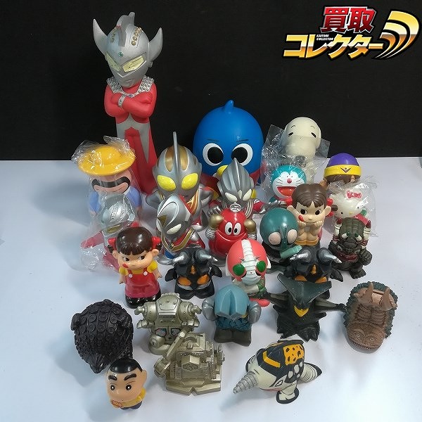 キャラクター貯金箱 ウルトラマンティガ ペンギンの問題 クレヨンしんちゃん 仮面ライダーV3 他