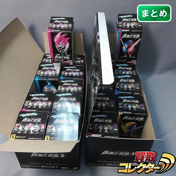 バンダイ 仮面之世界 マスカーワールド Vol.3 Vol.4 各1BOX