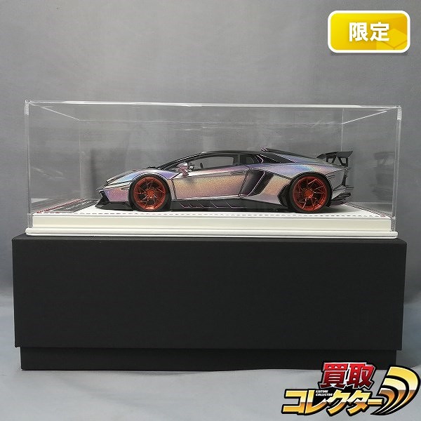 Davis & Giovanni 1/18 ランボルギーニ アヴェンタドール Tron 3D Fantasy Pink