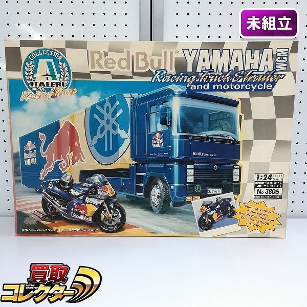 買取】イタレリ 1/24 レッドブル ヤマハ WCM レーシングトラック & トレーラー No.3806 | プラモデル カーモデル |  実績価格【買取コレクター】