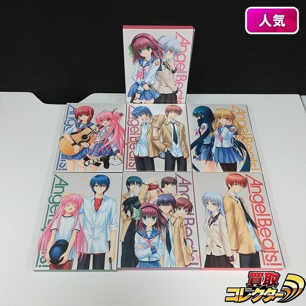 DVD Angel Beats! 完全生産限定版 全7巻 特典ワッペン付