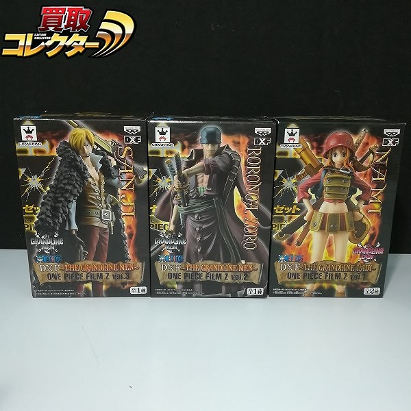 ワンピース DXF THE GRANDLINE MEN FILM Z ゾロ サンジ THE GRANDLINE LADY FILM Z ナミ