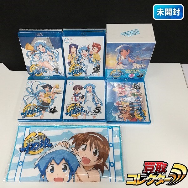 Blu-ray 侵略!イカ娘 初回限定版 全6巻 特典付