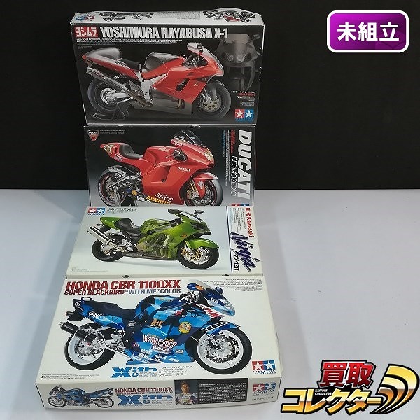 タミヤ 1/12 オートバイシリーズ ドゥカティ デスモセディチ カワサキ ニンジャ ZX-12R 他