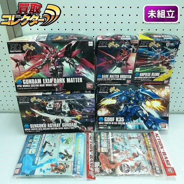 HG 1/144 戦国アストレイ頑駄無 グフR35 ガンダムエクシアダークマター 他