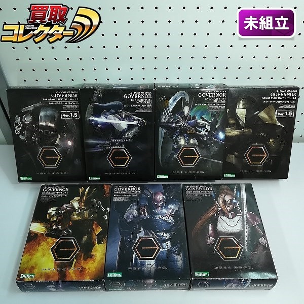 コトブキヤ ヘキサギア 1/24 ガバナー エクスアーマータイプ ケツァール 白麟角 他