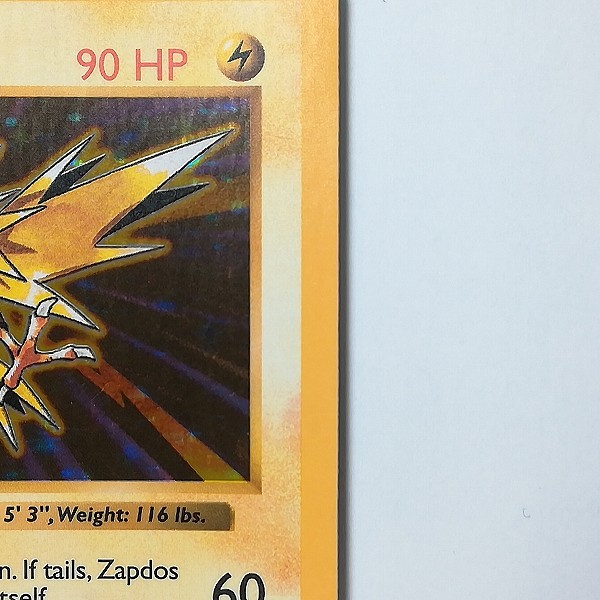 買取】ポケモンカード 英語版 サンダー Zapdos 16/102 Shadowless キラ